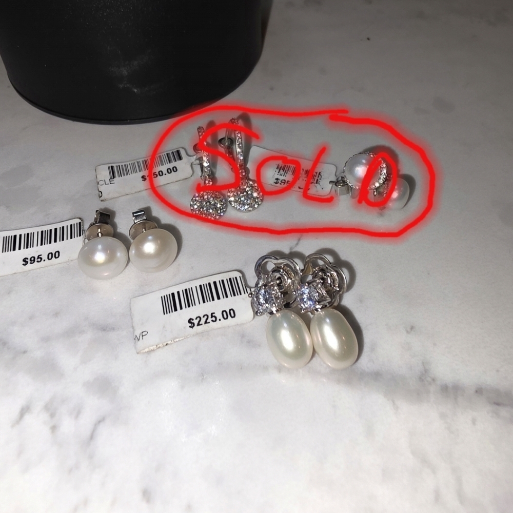 Sophisticated Silver and Pearl Earrings Collection
